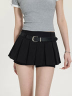 Sweet Rebel Pleated Skirt - styled view