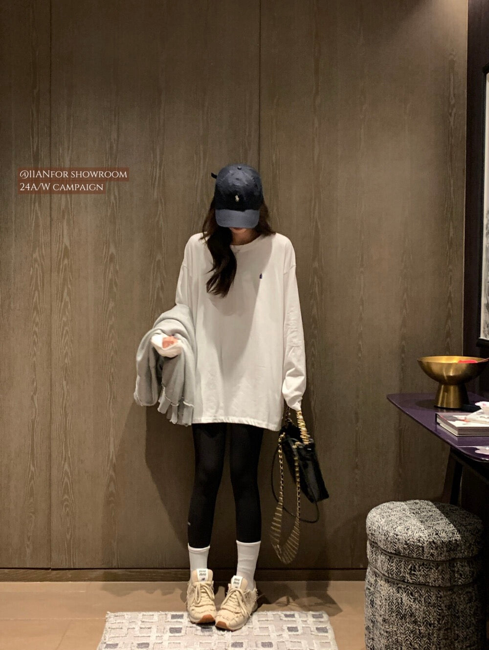 Cloud Essential Embroidered Long Sleeve Tee