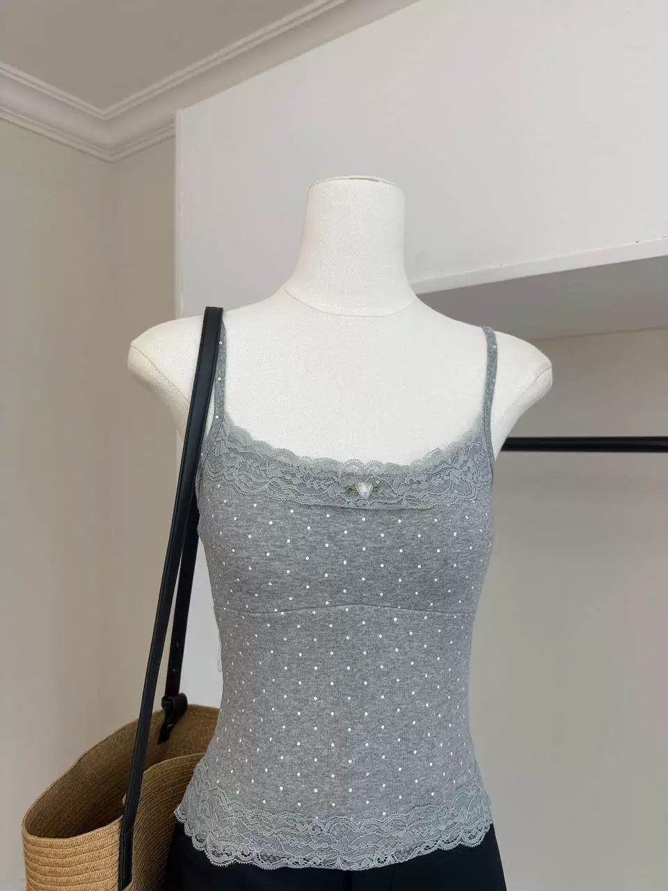 桃桃蕾丝/Polka Lace Padded Cami