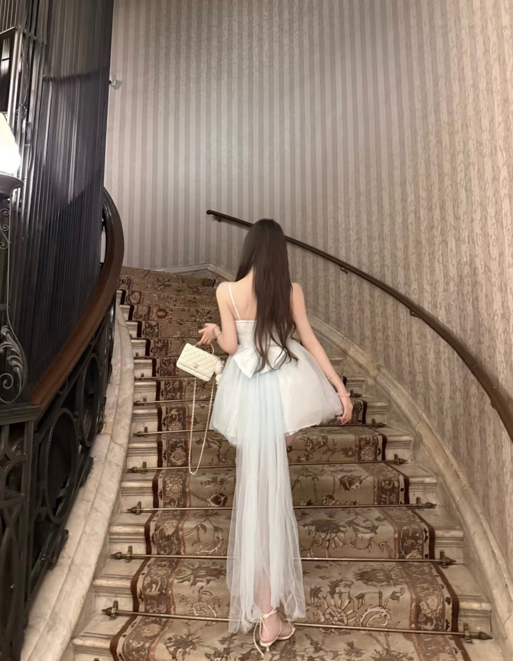迪士尼公主/🩵 Frost Bloom Fairy Dress