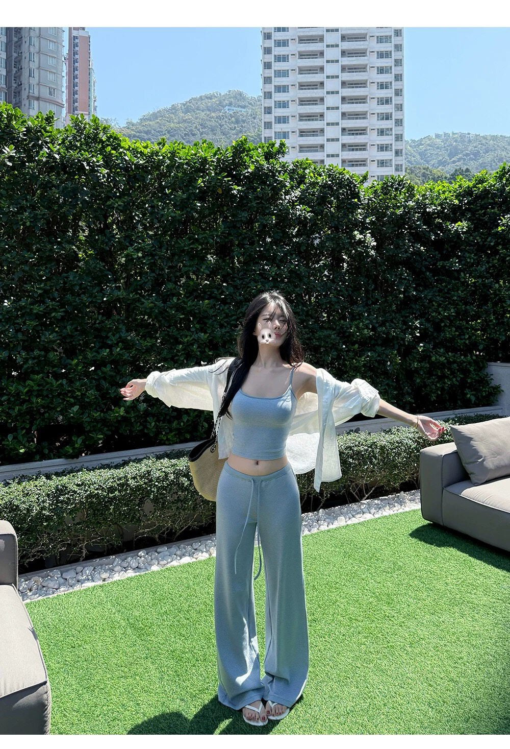 Cloud Stripe Lounge Pants