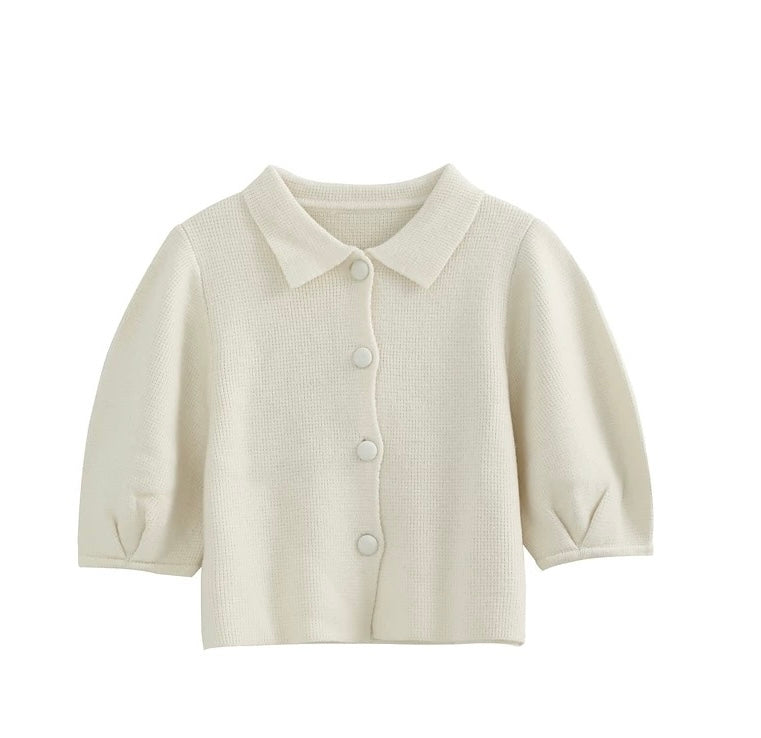 Margot Wool Collar Cardigan - view 6