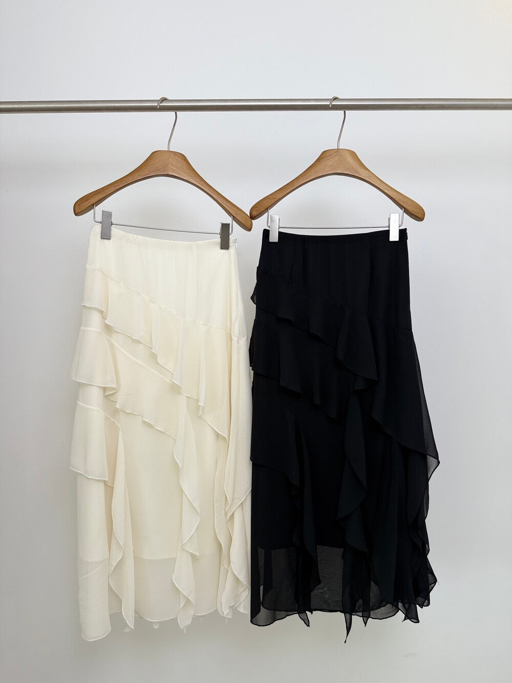 Falling Petals Layer Maxi Skirt