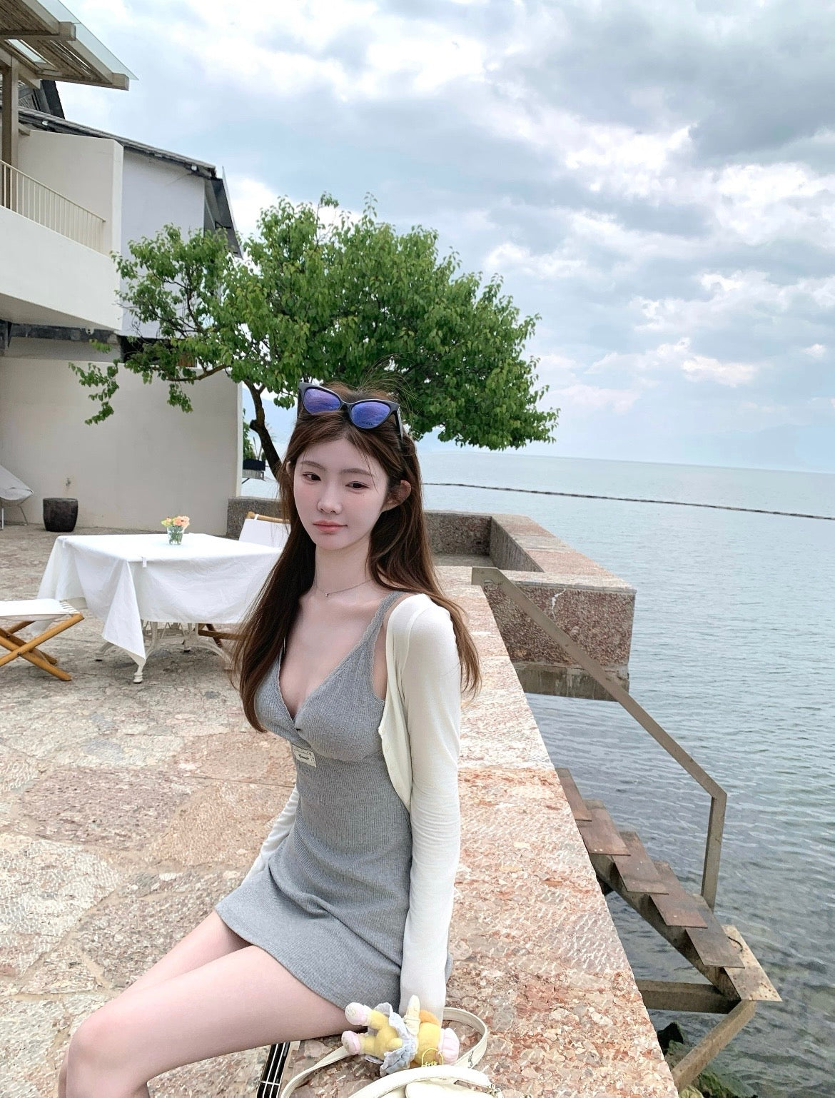 夏日度假/Coastal Cotton Mini Dress
