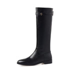 Wellington Riding Boots - back view