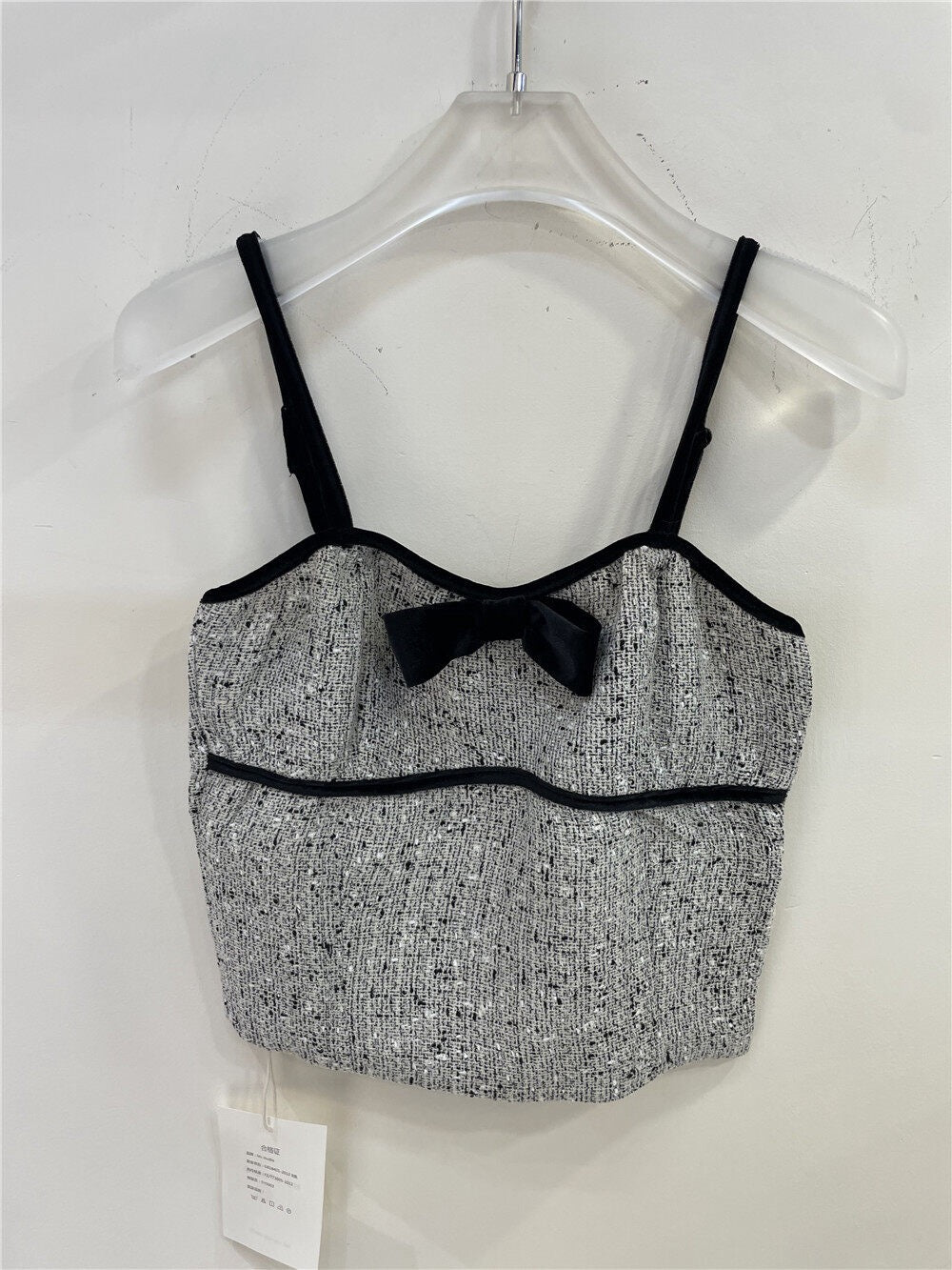 Colette Tweed Bow Bustier