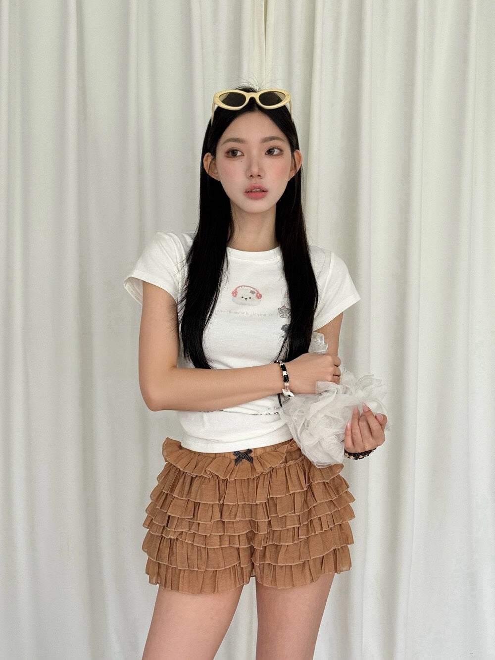 Coquette Tiered Ruffle Bloomers Skorts
