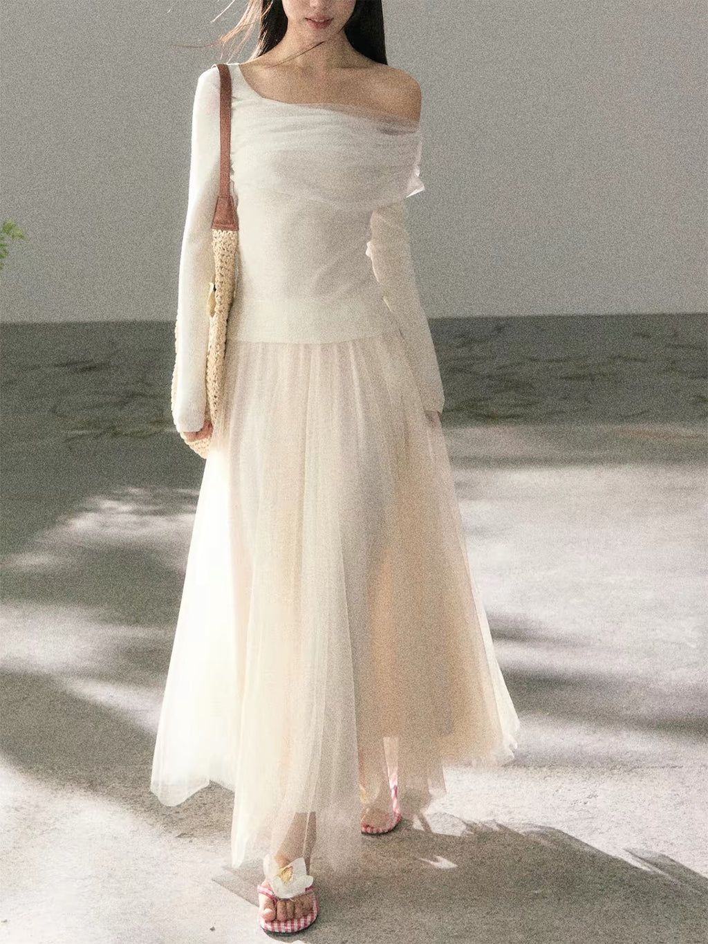 月影琉璃/Cloud Veil Maxi Skirt
