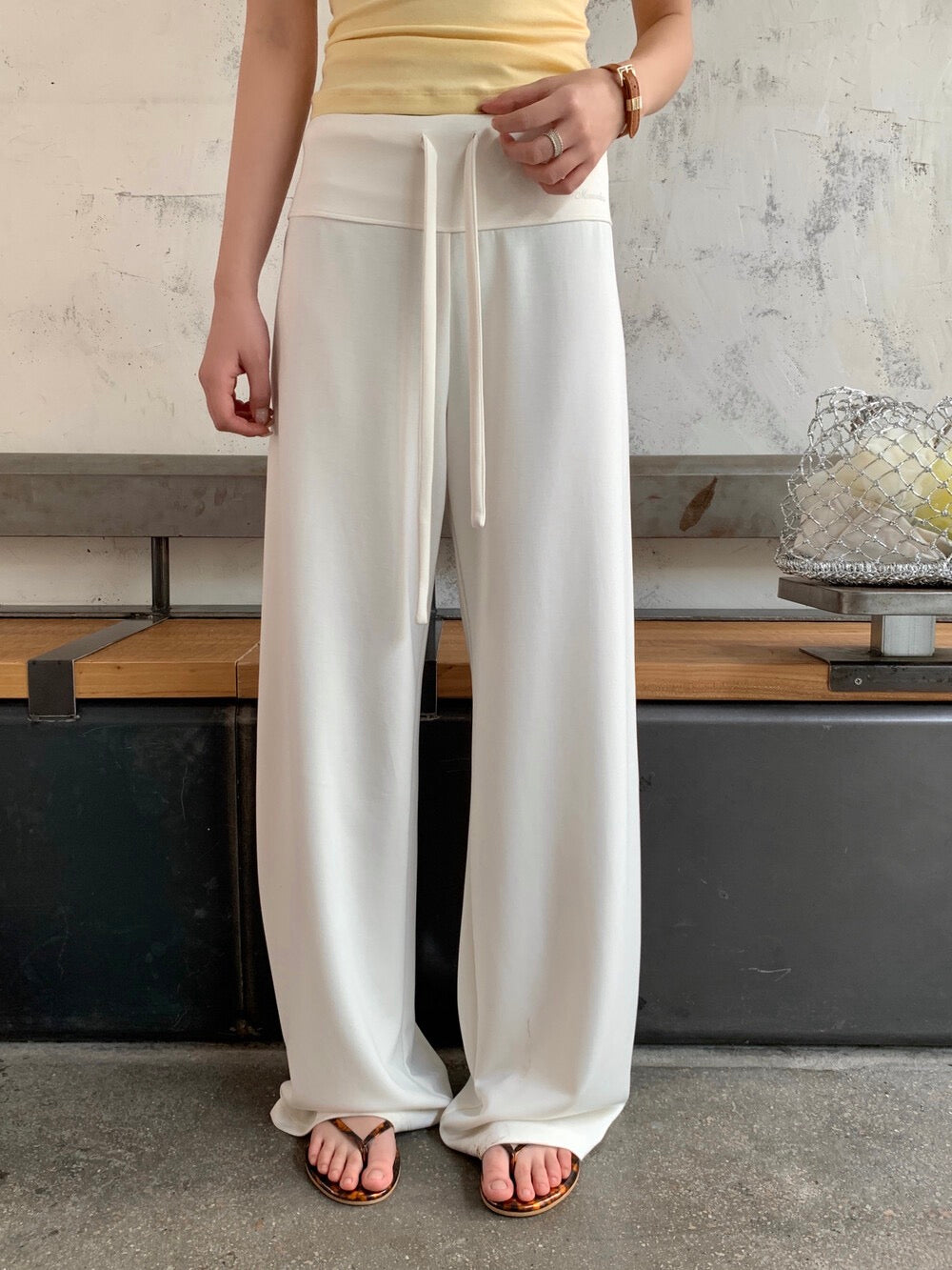 Soft Melt Wide-Leg Pants