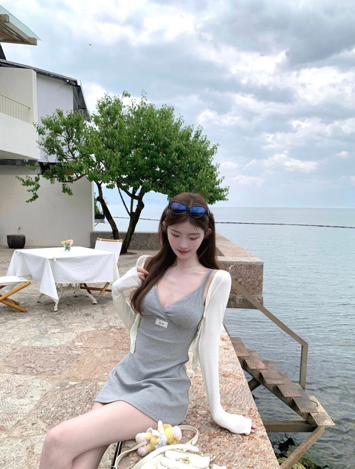夏日度假/Coastal Cotton Mini Dress