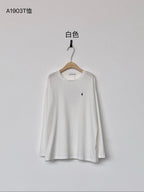 Cloud Essential Embroidered Long Sleeve Tee