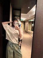 Cloud Wool Relaxed Knit Top - styled view