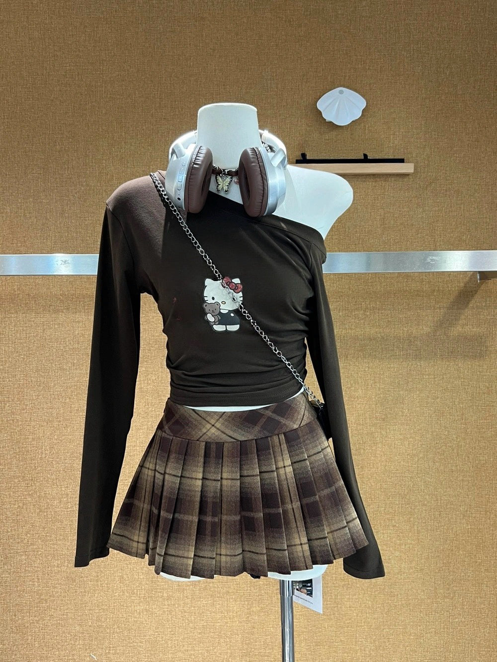 Camden Plaid Pleated Skort