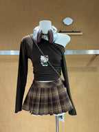 Camden Plaid Pleated Skort