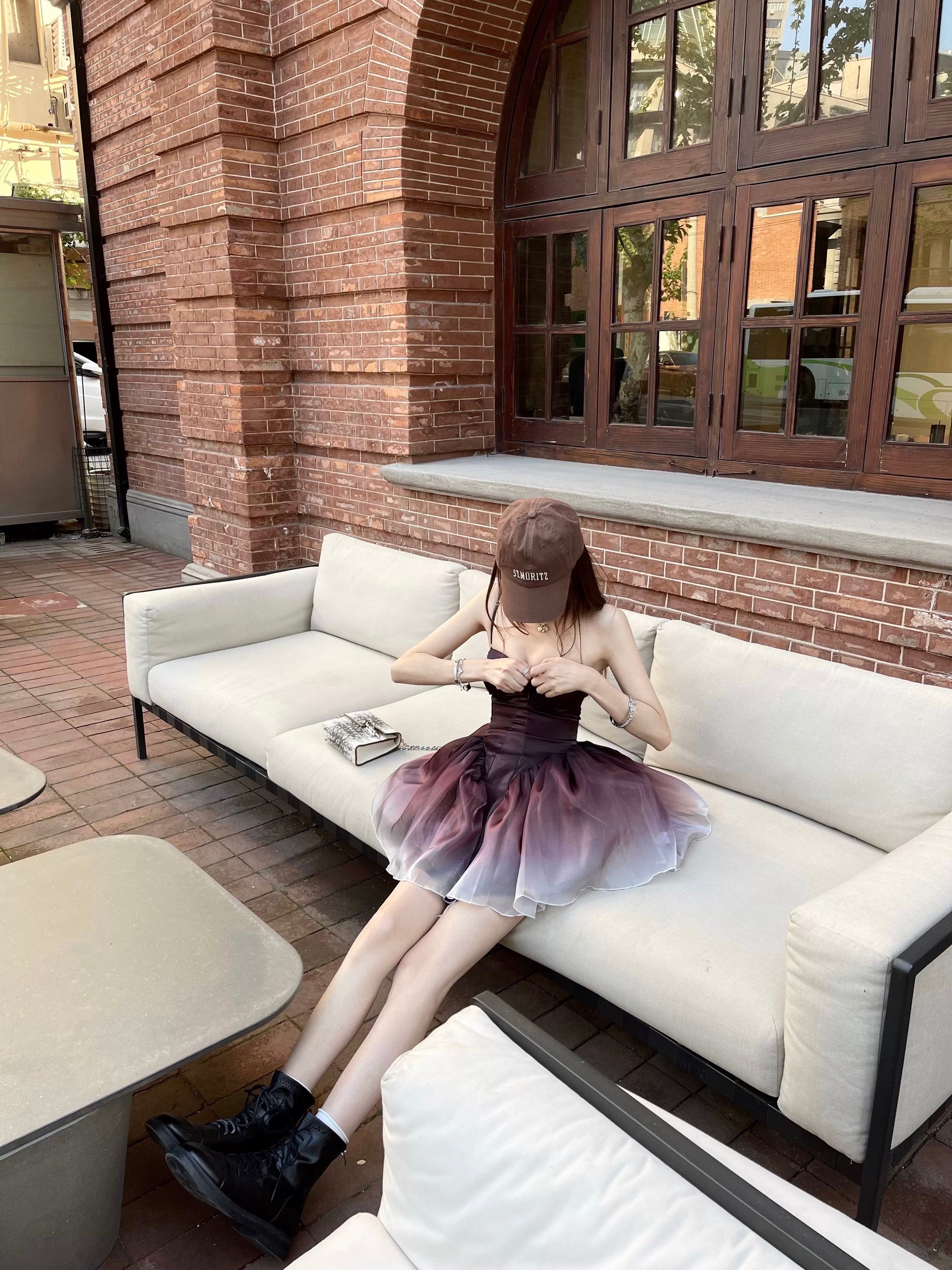 八音盒/🦢Black Swan Ombré Dress