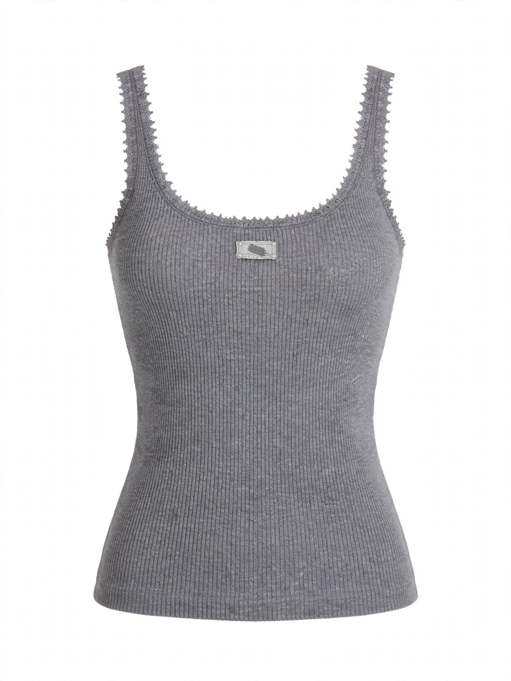 Mila Lace Trim Knit Tank