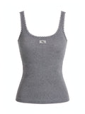 Mila Lace Trim Knit Tank