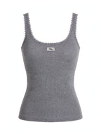 Mila Lace Trim Knit Tank