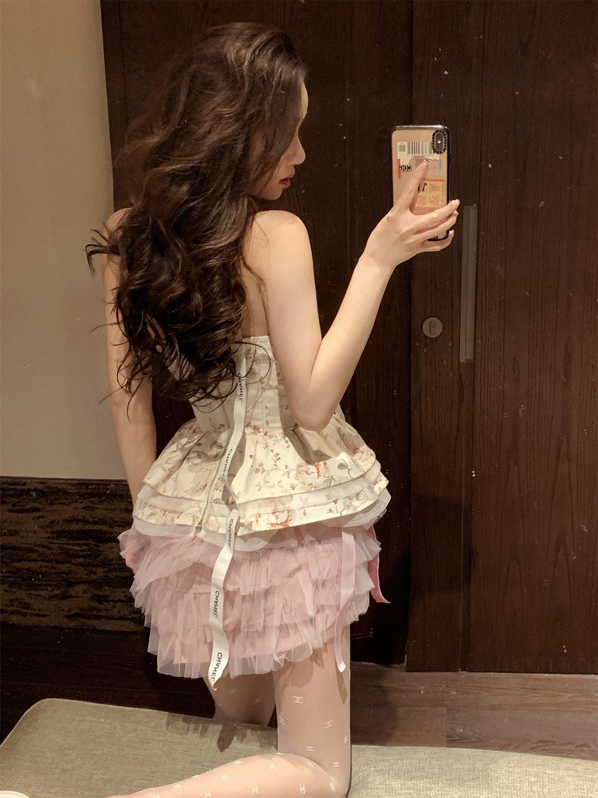 Jennie打歌服/Camellia Ballet Corset