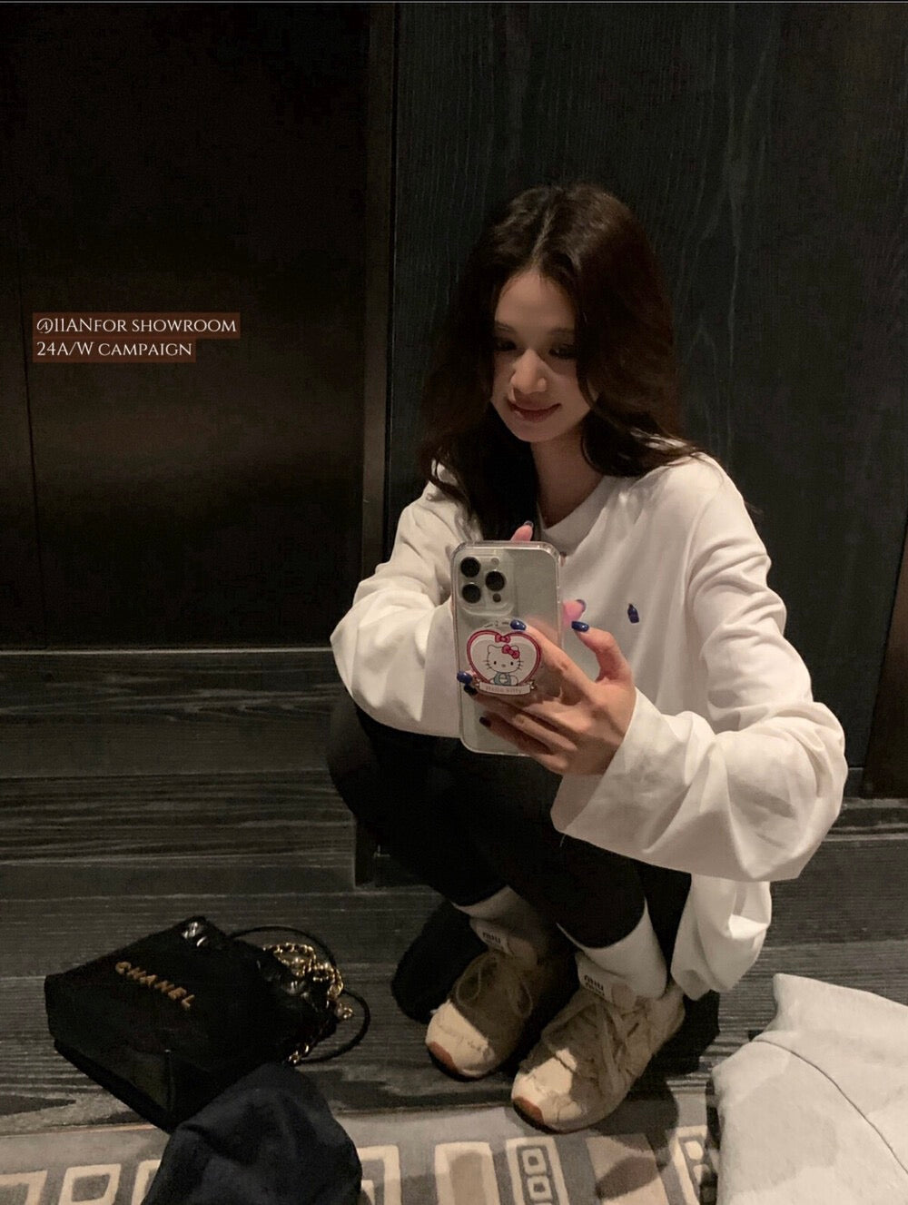 Cloud Essential Embroidered Long Sleeve Tee