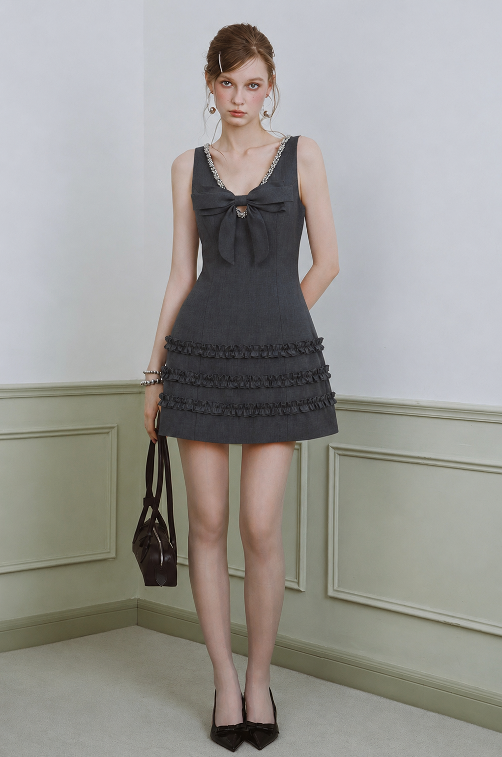 财阀千金/The Heiress Pearl Mini Dress