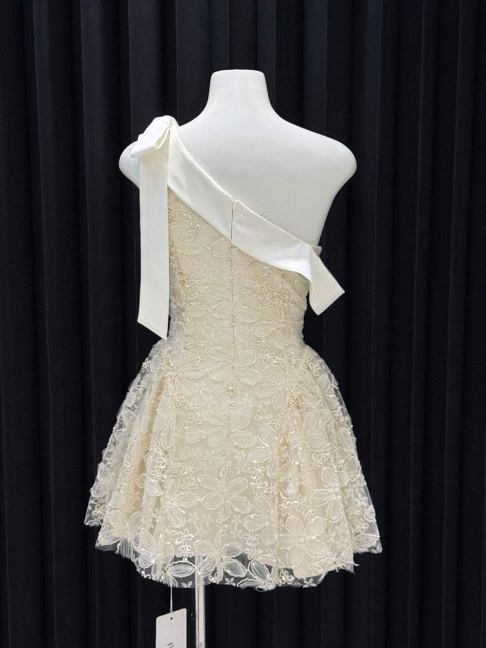 浅樱晚香玉/Rosalie Lace Mini Dress