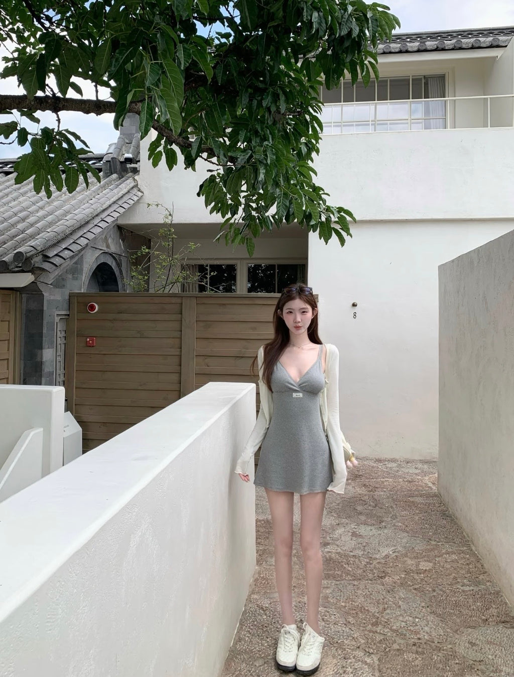 夏日度假/Coastal Cotton Mini Dress