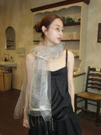 Moon Mist Sheer Scarf - back view