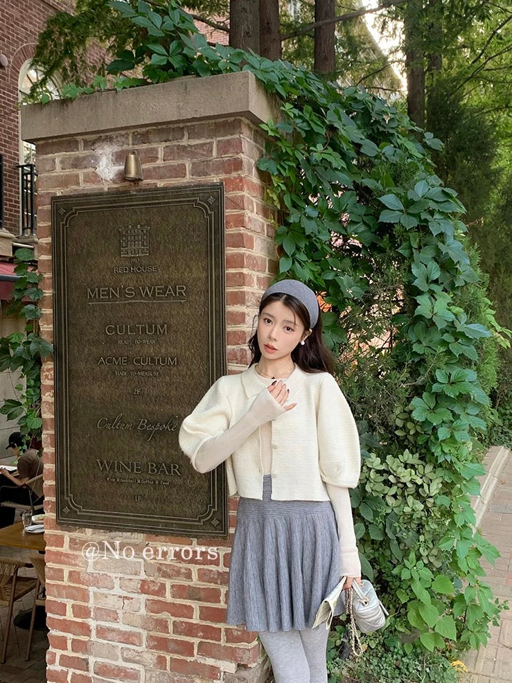 Margot Wool Collar Cardigan