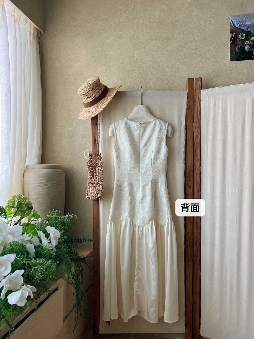 温婉东方韵/Oriental Elegance Satin Maxi Dress
