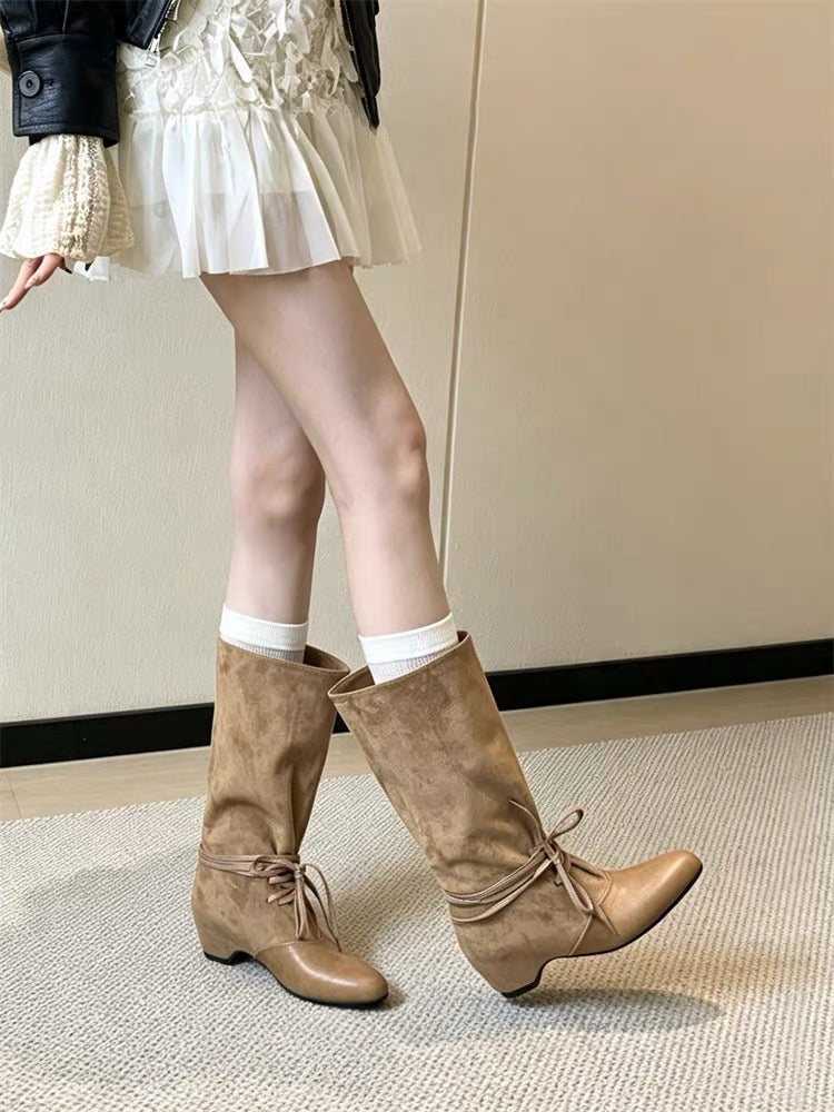 Sienna Slouch Suede Boots