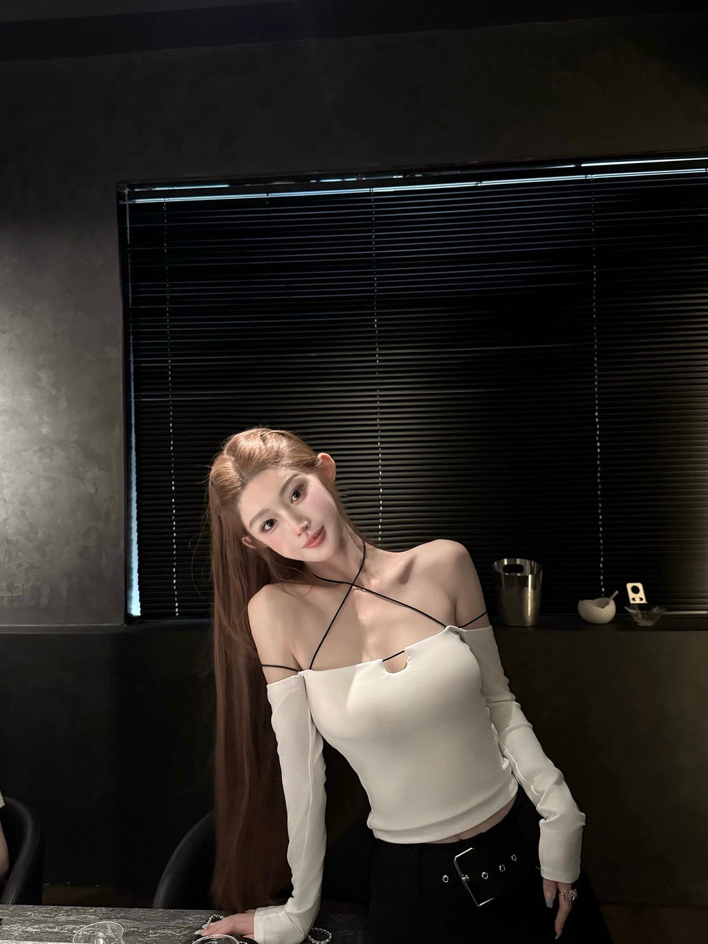 Cross Strap Off-Shoulder Top