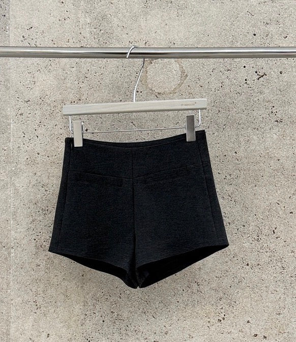 Clean Line Tailored Mini Shorts