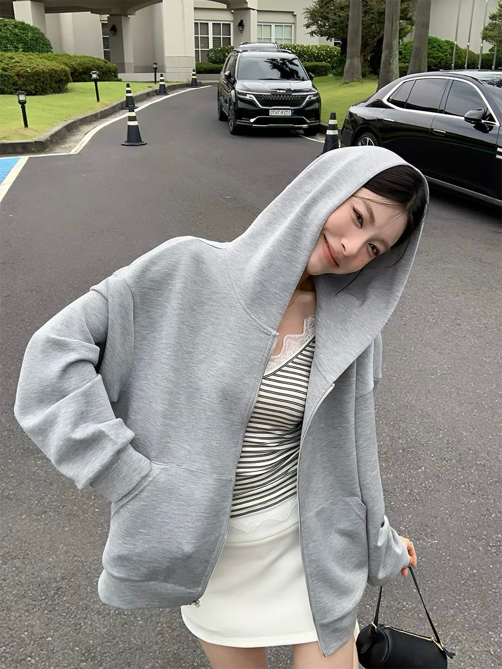 Charm Zip-Up Hoodie