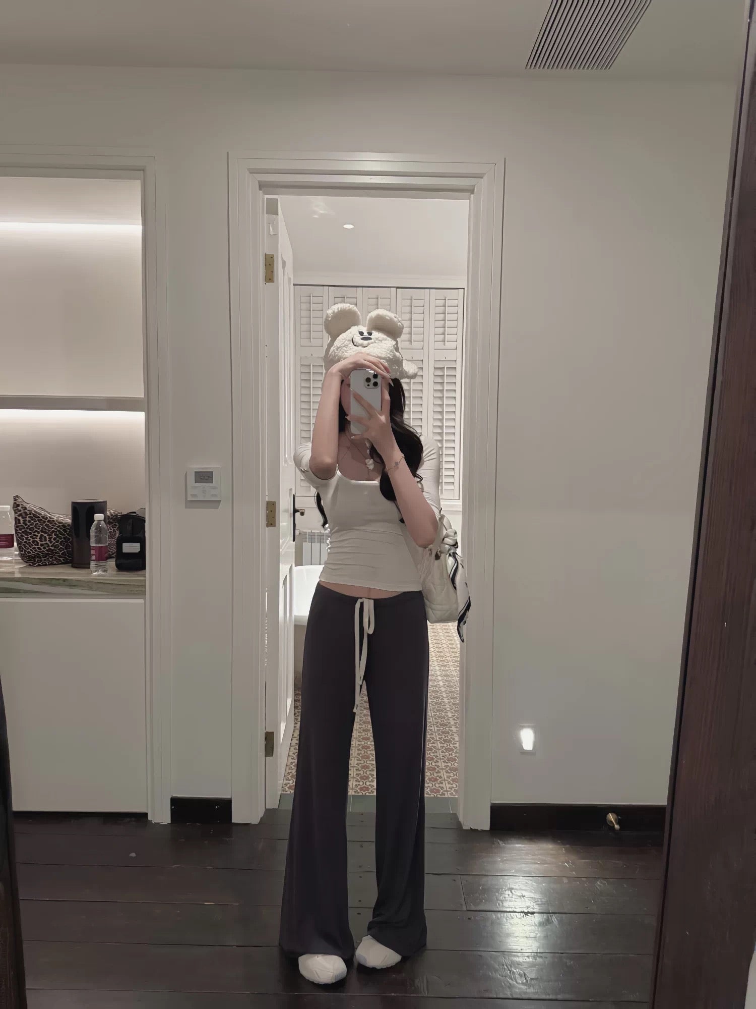 Effortless Drawstring Wide-Leg Pants