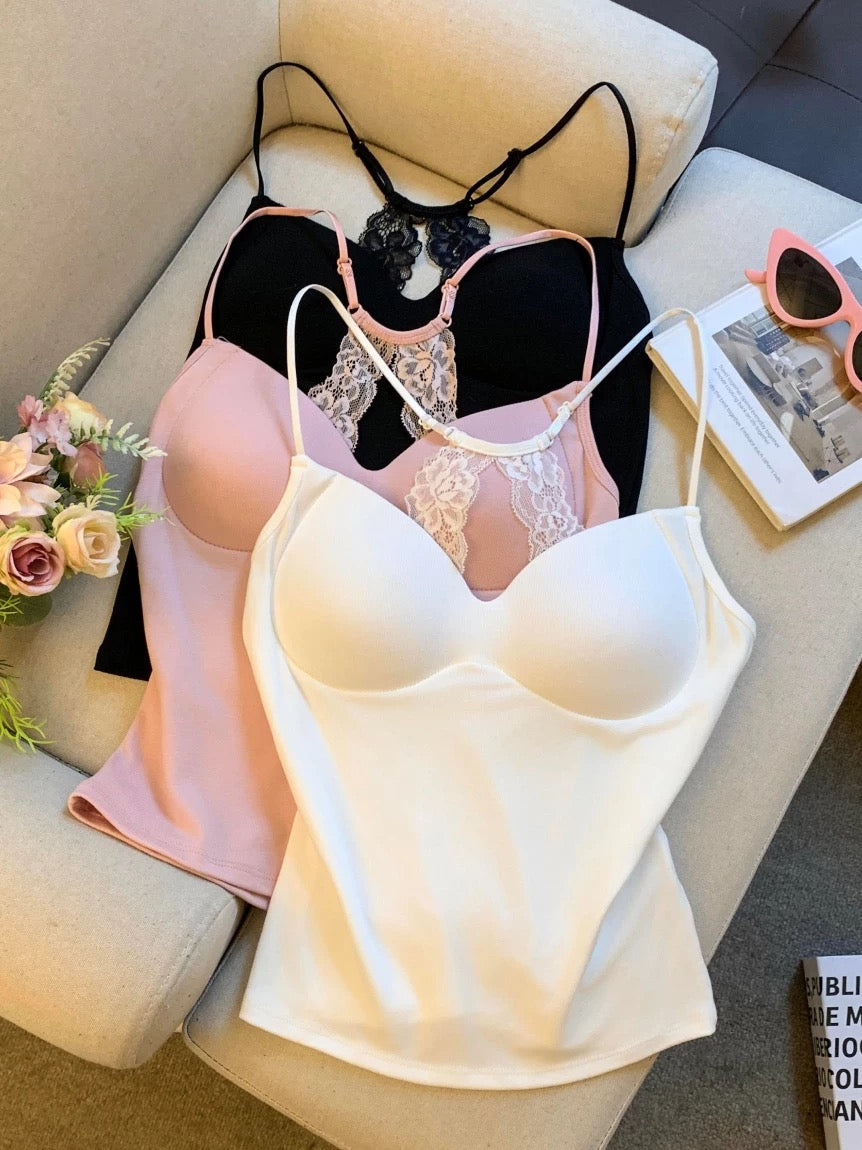 Lace Back Cami Top (Buy 2 Get 1 Free)