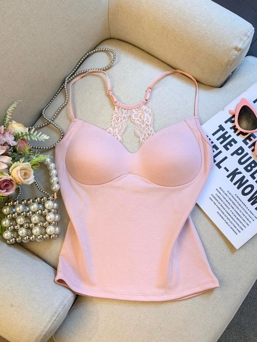 Lace Back Cami Top (Buy 2 Get 1 Free)