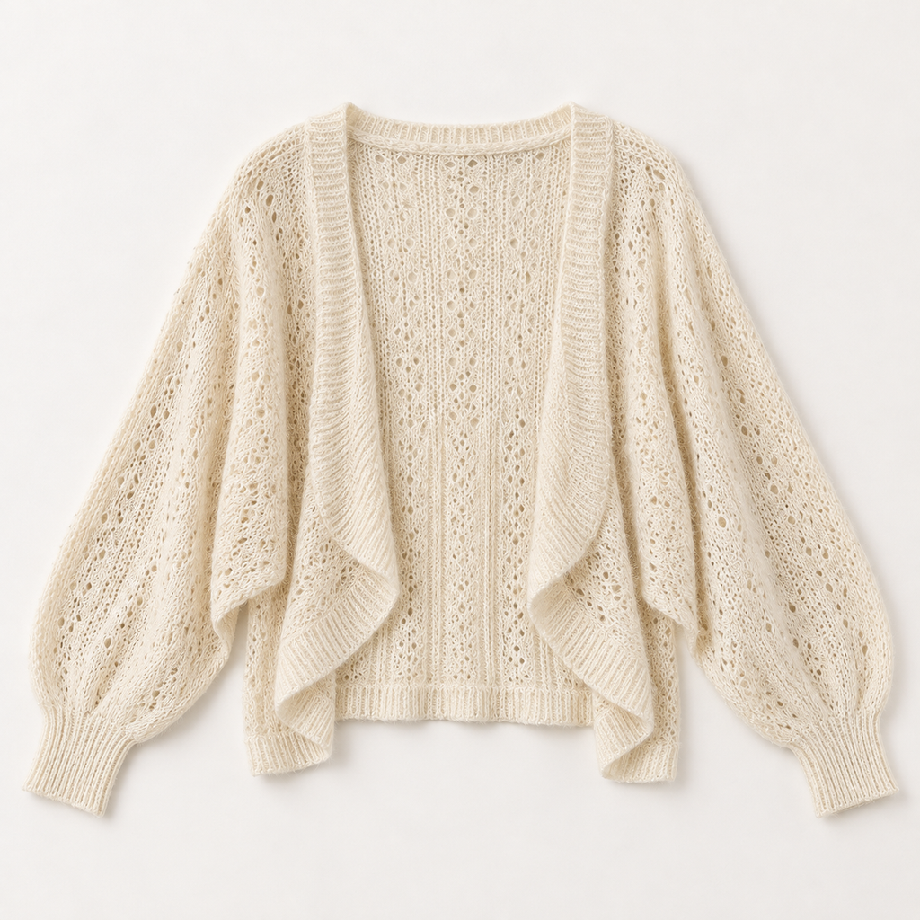 Amélie Draped Knit Cardigan