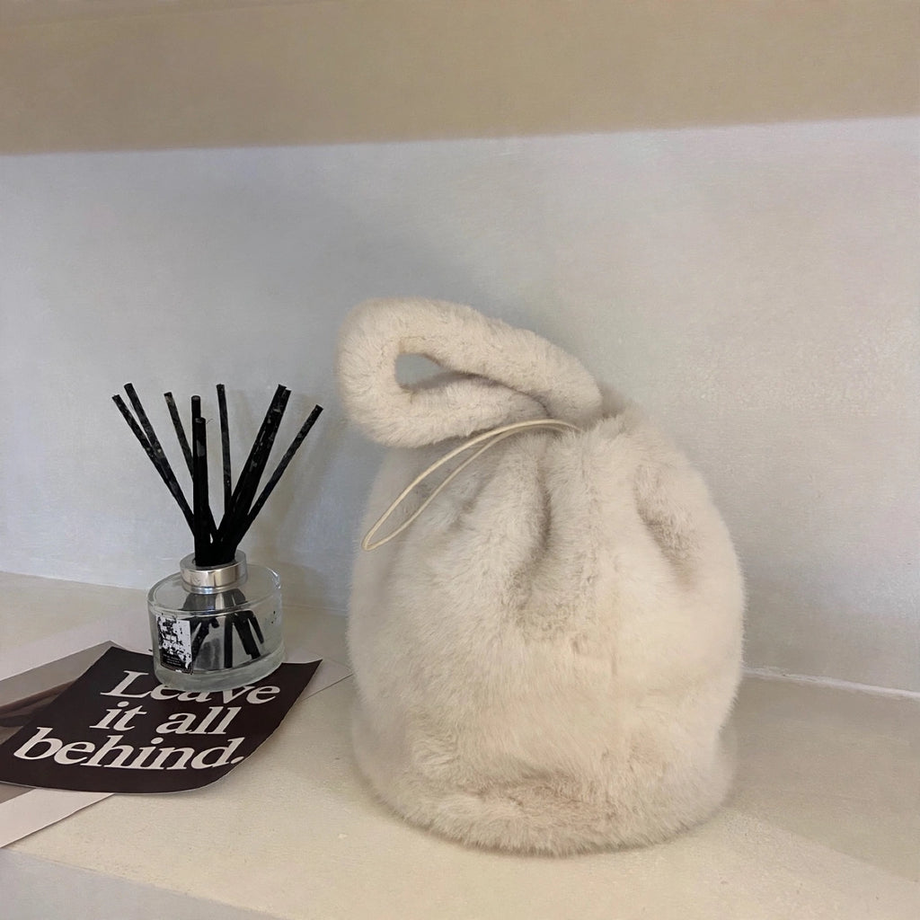 Cloud Puff Faux Fur Bag
