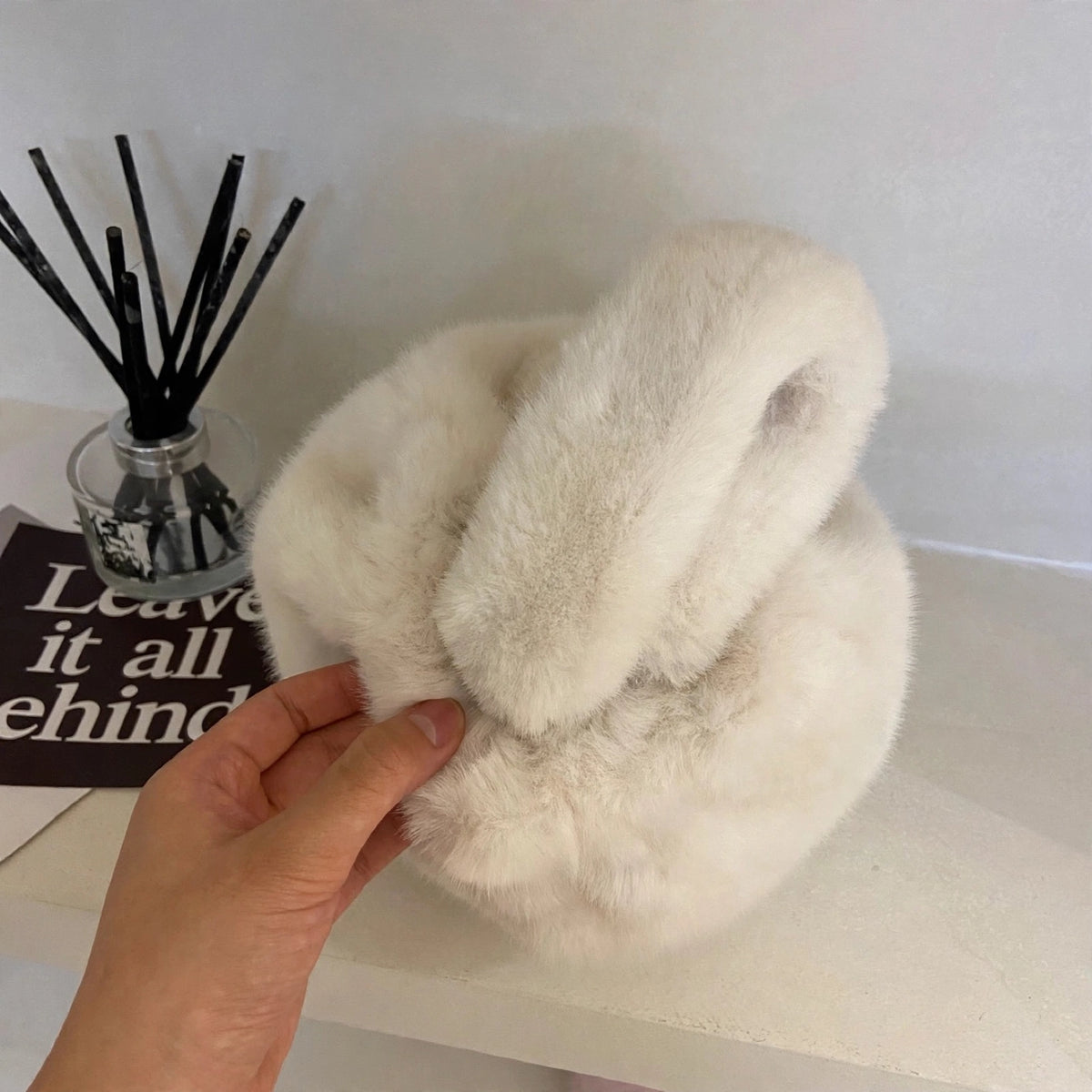 Cloud Puff Faux Fur Bag