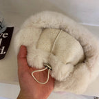 Cloud Puff Faux Fur Bag
