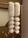 Snow Puff Scarf