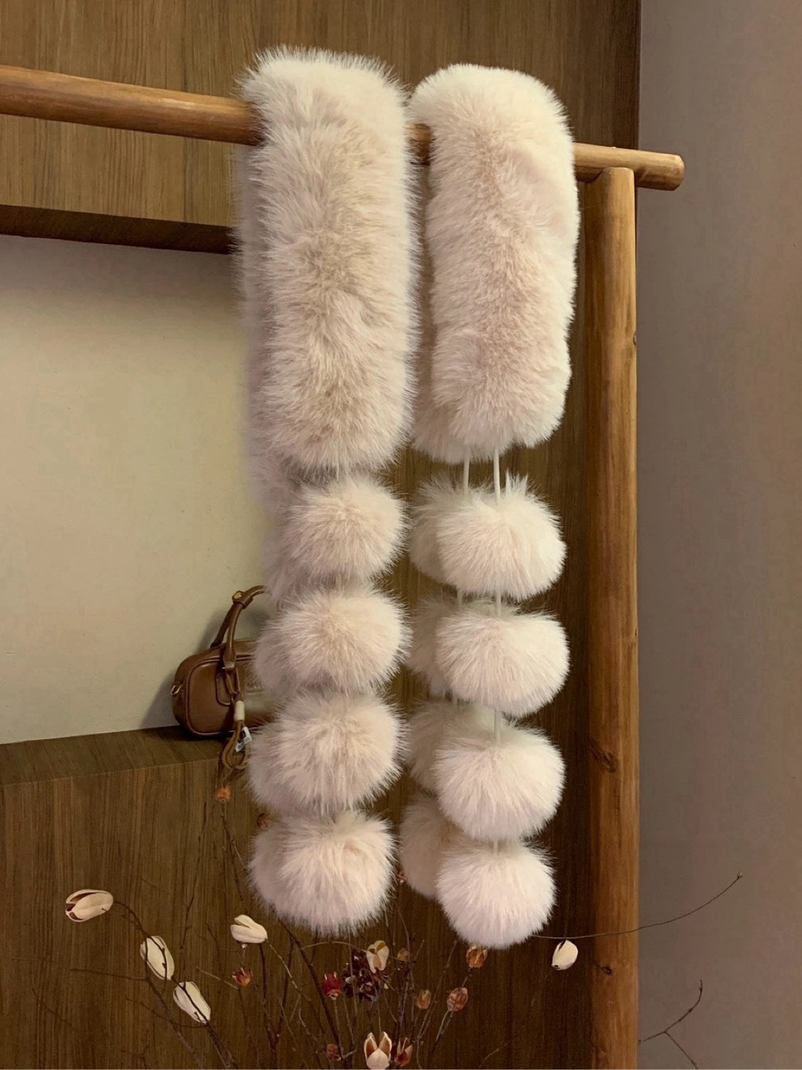 Snow Puff Scarf